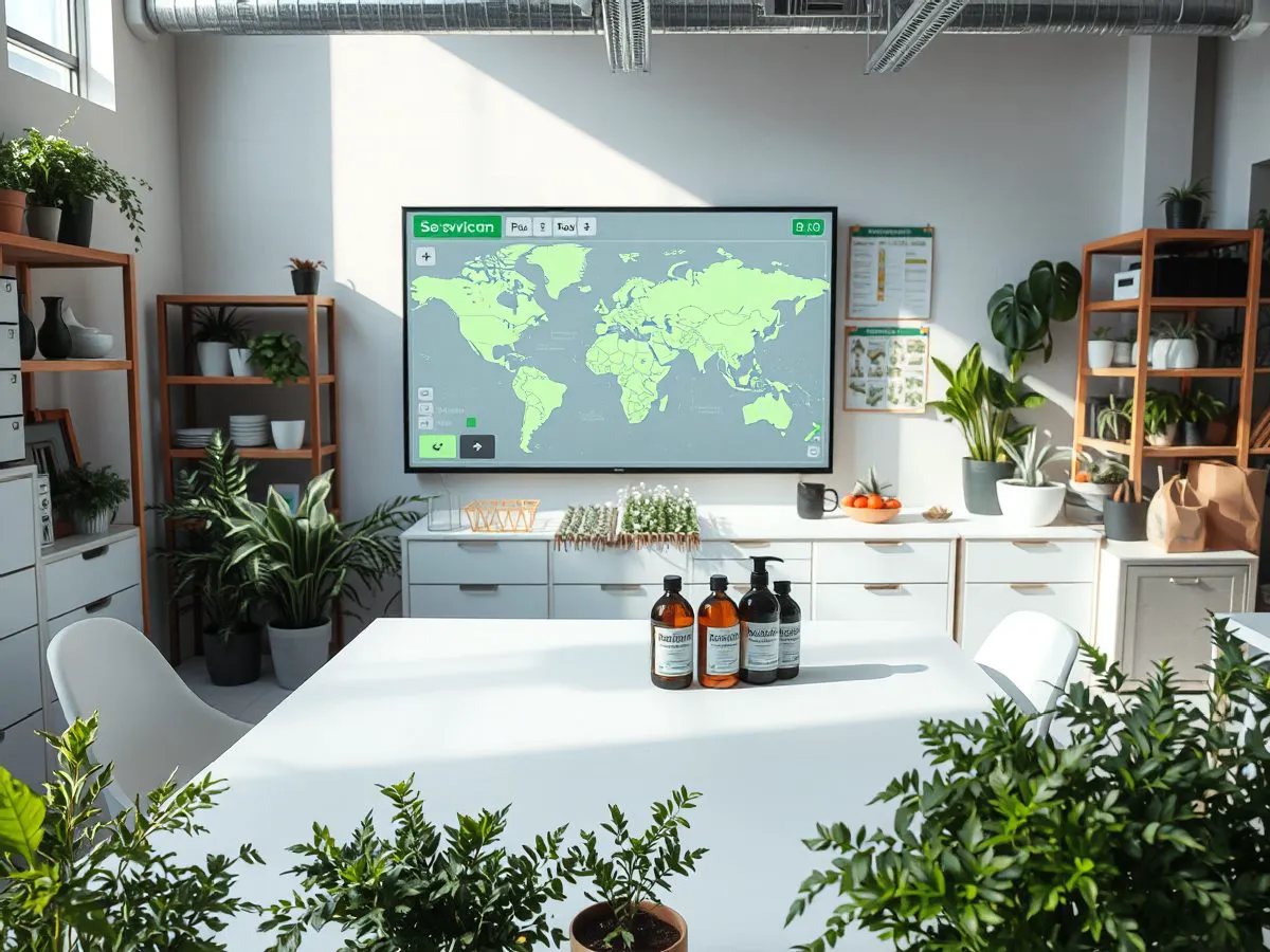 名德生物科技服务网络示意图